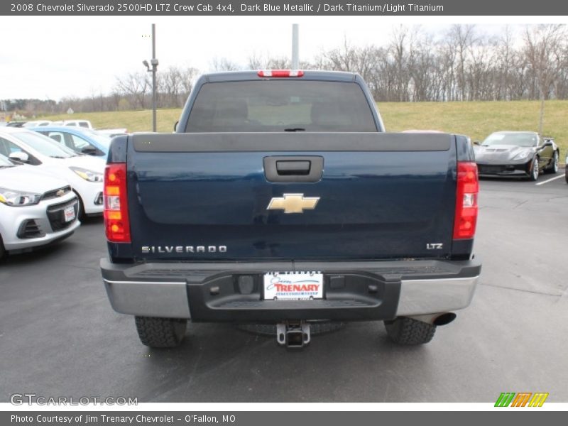 Dark Blue Metallic / Dark Titanium/Light Titanium 2008 Chevrolet Silverado 2500HD LTZ Crew Cab 4x4