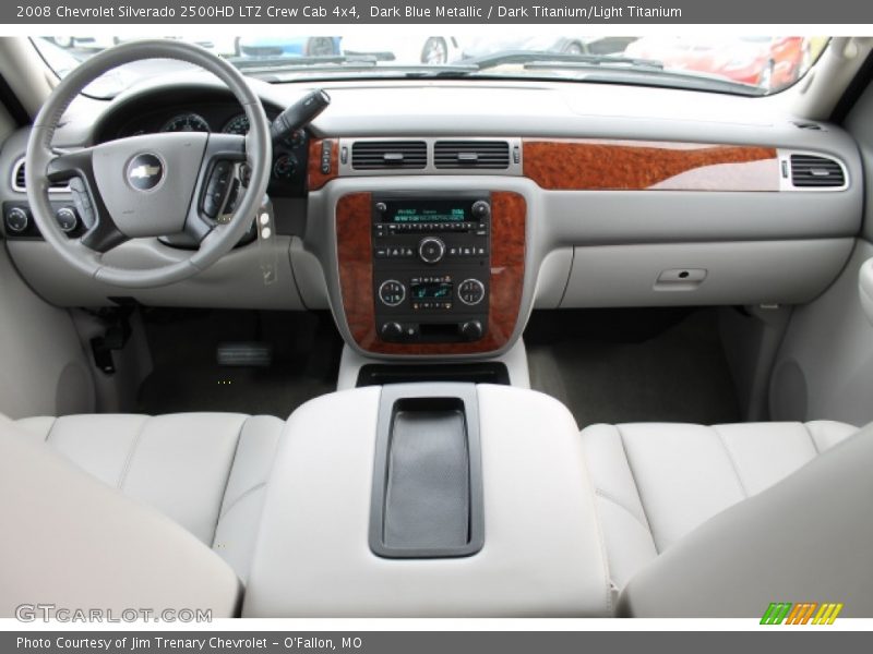 Dark Blue Metallic / Dark Titanium/Light Titanium 2008 Chevrolet Silverado 2500HD LTZ Crew Cab 4x4