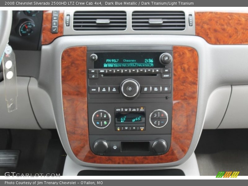 Dark Blue Metallic / Dark Titanium/Light Titanium 2008 Chevrolet Silverado 2500HD LTZ Crew Cab 4x4
