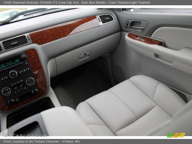 Dark Blue Metallic / Dark Titanium/Light Titanium 2008 Chevrolet Silverado 2500HD LTZ Crew Cab 4x4