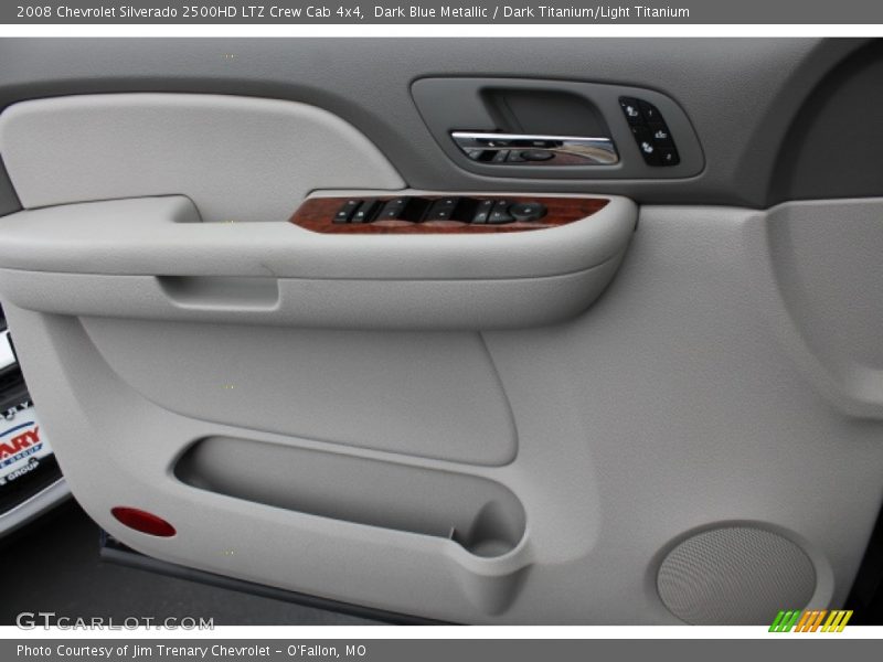 Dark Blue Metallic / Dark Titanium/Light Titanium 2008 Chevrolet Silverado 2500HD LTZ Crew Cab 4x4