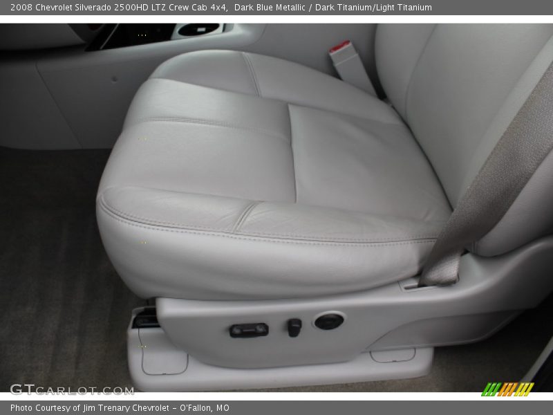 Dark Blue Metallic / Dark Titanium/Light Titanium 2008 Chevrolet Silverado 2500HD LTZ Crew Cab 4x4