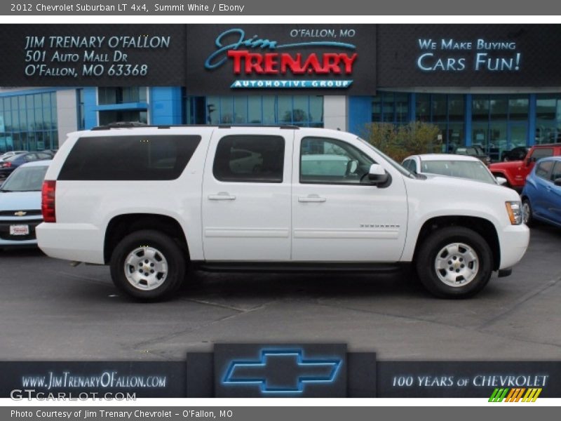 Summit White / Ebony 2012 Chevrolet Suburban LT 4x4