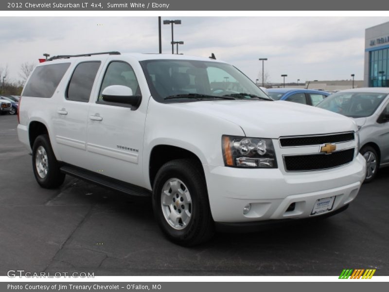 Summit White / Ebony 2012 Chevrolet Suburban LT 4x4