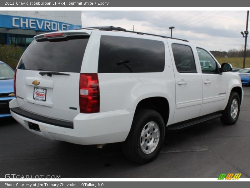 Summit White / Ebony 2012 Chevrolet Suburban LT 4x4