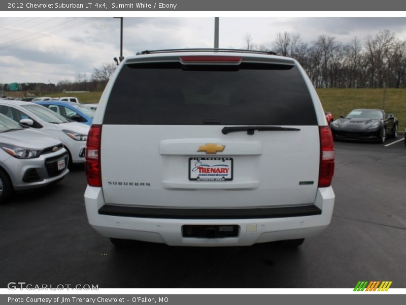 Summit White / Ebony 2012 Chevrolet Suburban LT 4x4