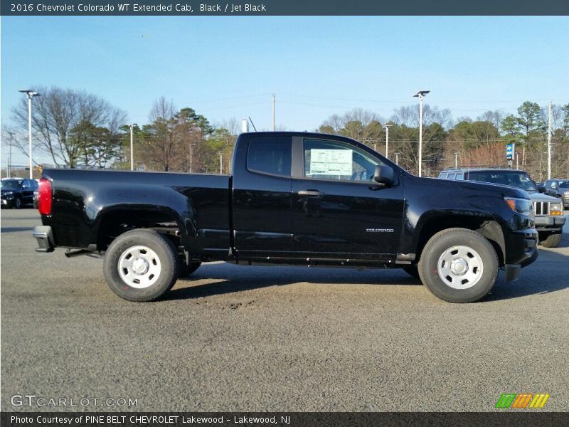 Black / Jet Black 2016 Chevrolet Colorado WT Extended Cab