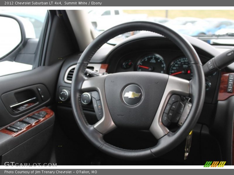 Summit White / Ebony 2012 Chevrolet Suburban LT 4x4