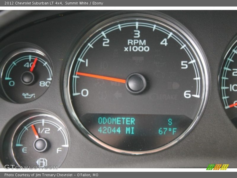 Summit White / Ebony 2012 Chevrolet Suburban LT 4x4