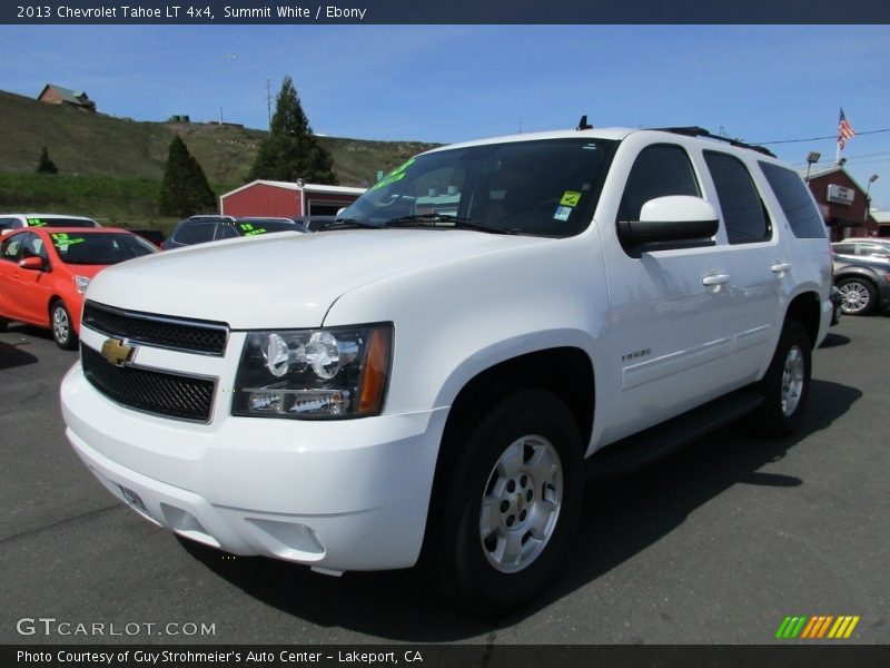 Summit White / Ebony 2013 Chevrolet Tahoe LT 4x4
