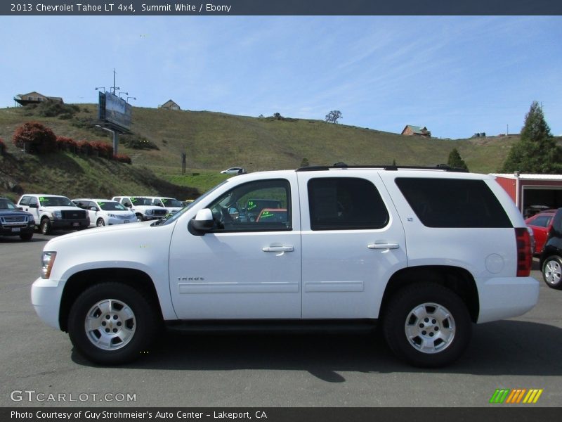 Summit White / Ebony 2013 Chevrolet Tahoe LT 4x4