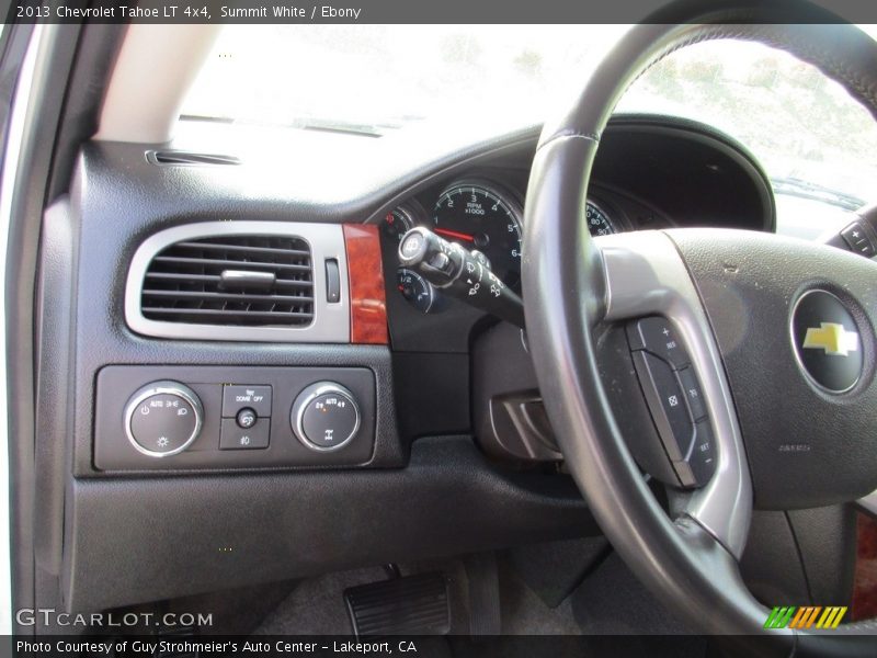 Summit White / Ebony 2013 Chevrolet Tahoe LT 4x4