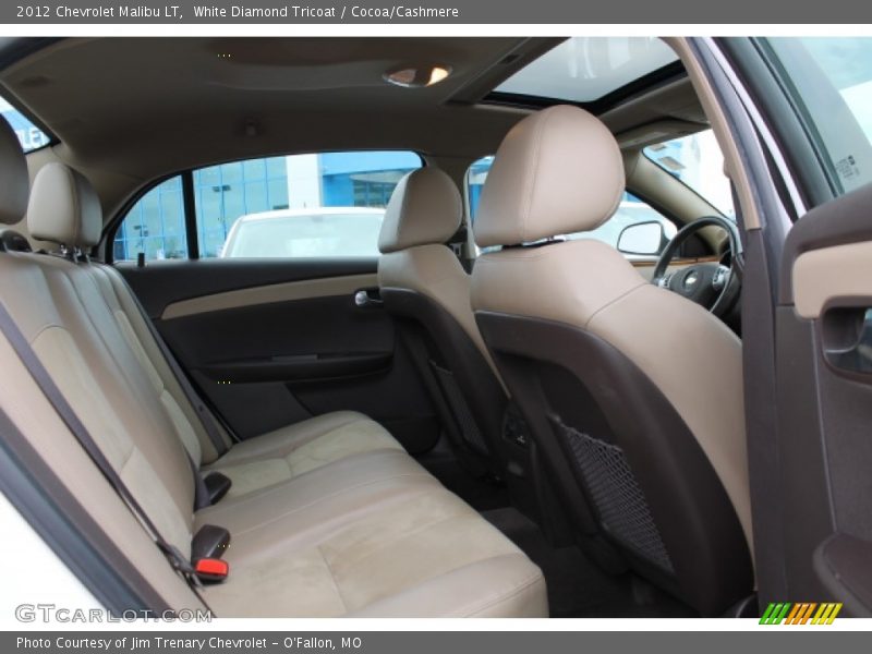 White Diamond Tricoat / Cocoa/Cashmere 2012 Chevrolet Malibu LT