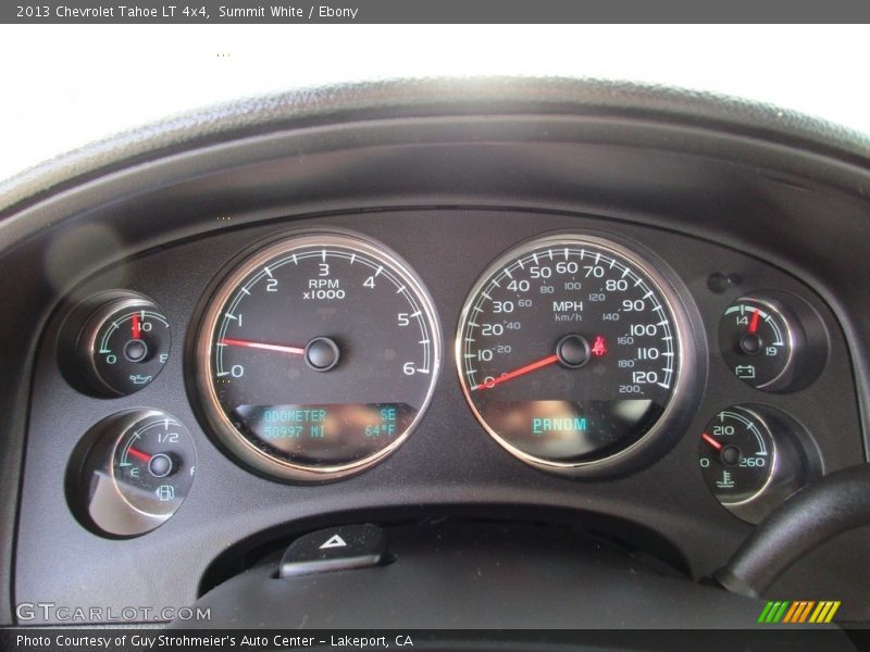 Summit White / Ebony 2013 Chevrolet Tahoe LT 4x4