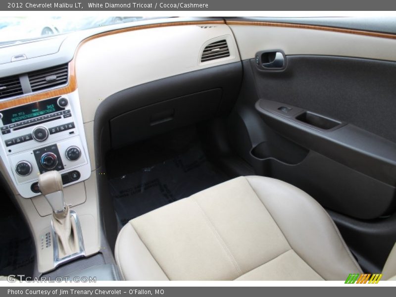 White Diamond Tricoat / Cocoa/Cashmere 2012 Chevrolet Malibu LT