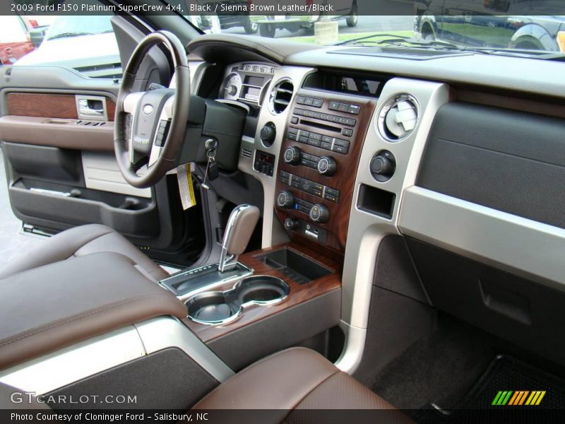 Black / Sienna Brown Leather/Black 2009 Ford F150 Platinum SuperCrew 4x4
