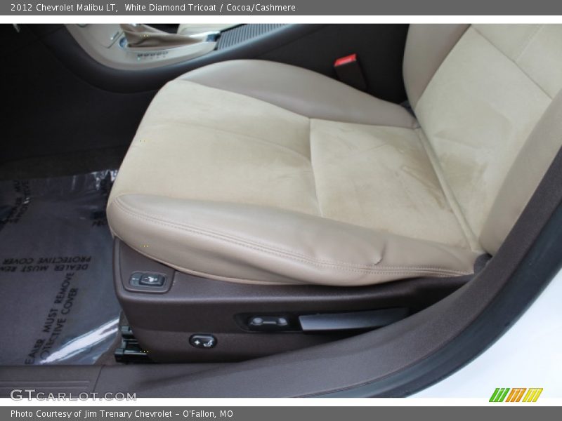White Diamond Tricoat / Cocoa/Cashmere 2012 Chevrolet Malibu LT