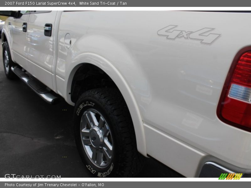 White Sand Tri-Coat / Tan 2007 Ford F150 Lariat SuperCrew 4x4