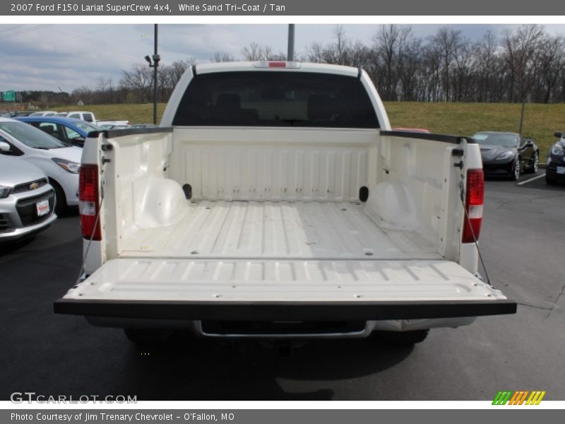 White Sand Tri-Coat / Tan 2007 Ford F150 Lariat SuperCrew 4x4