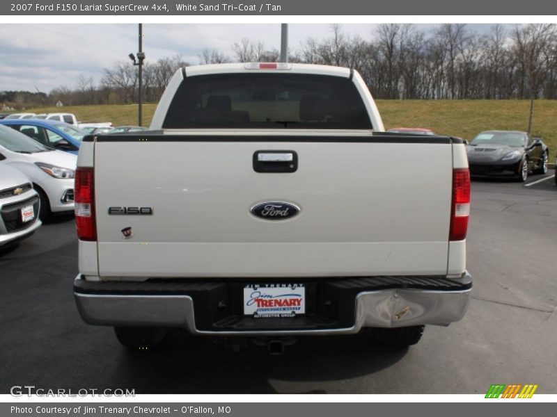 White Sand Tri-Coat / Tan 2007 Ford F150 Lariat SuperCrew 4x4