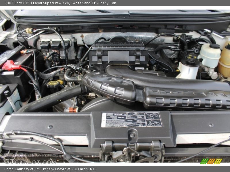 White Sand Tri-Coat / Tan 2007 Ford F150 Lariat SuperCrew 4x4