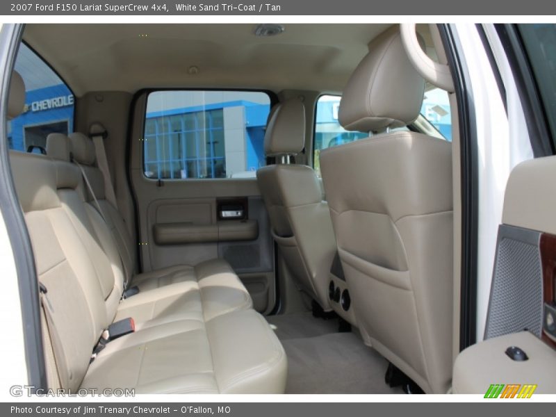 White Sand Tri-Coat / Tan 2007 Ford F150 Lariat SuperCrew 4x4