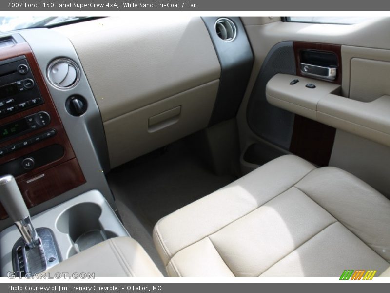 White Sand Tri-Coat / Tan 2007 Ford F150 Lariat SuperCrew 4x4
