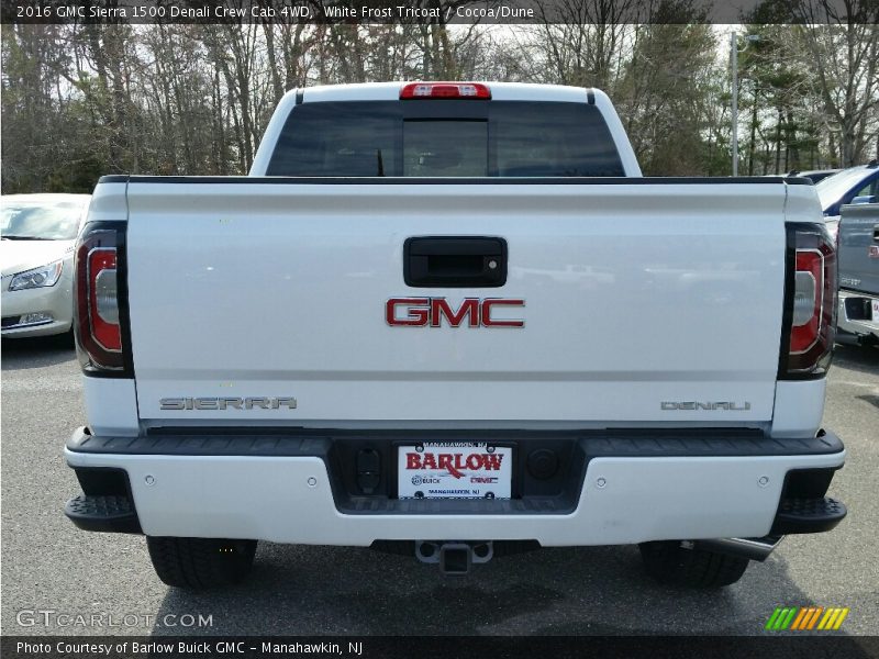 White Frost Tricoat / Cocoa/Dune 2016 GMC Sierra 1500 Denali Crew Cab 4WD