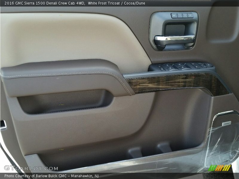 White Frost Tricoat / Cocoa/Dune 2016 GMC Sierra 1500 Denali Crew Cab 4WD