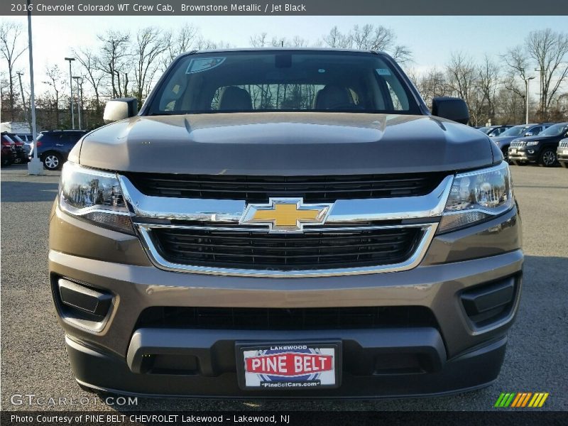 Brownstone Metallic / Jet Black 2016 Chevrolet Colorado WT Crew Cab