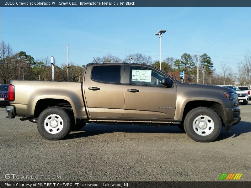 Brownstone Metallic / Jet Black 2016 Chevrolet Colorado WT Crew Cab