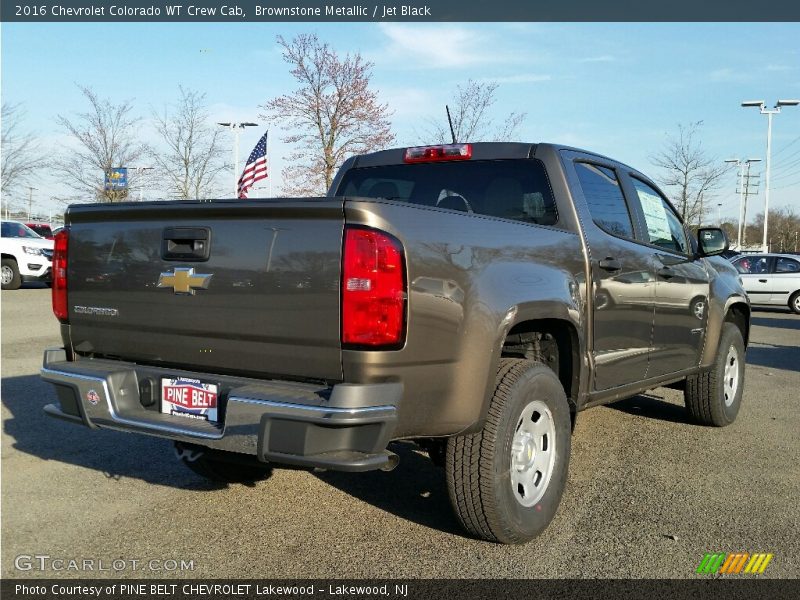 Brownstone Metallic / Jet Black 2016 Chevrolet Colorado WT Crew Cab