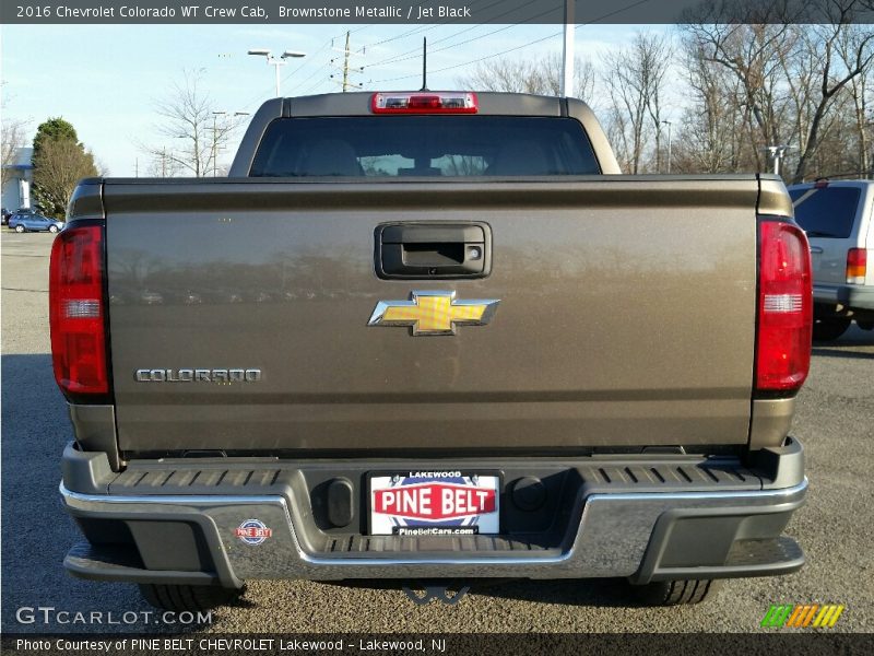 Brownstone Metallic / Jet Black 2016 Chevrolet Colorado WT Crew Cab