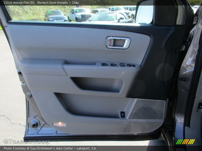 Modern Steel Metallic / Gray 2014 Honda Pilot EX