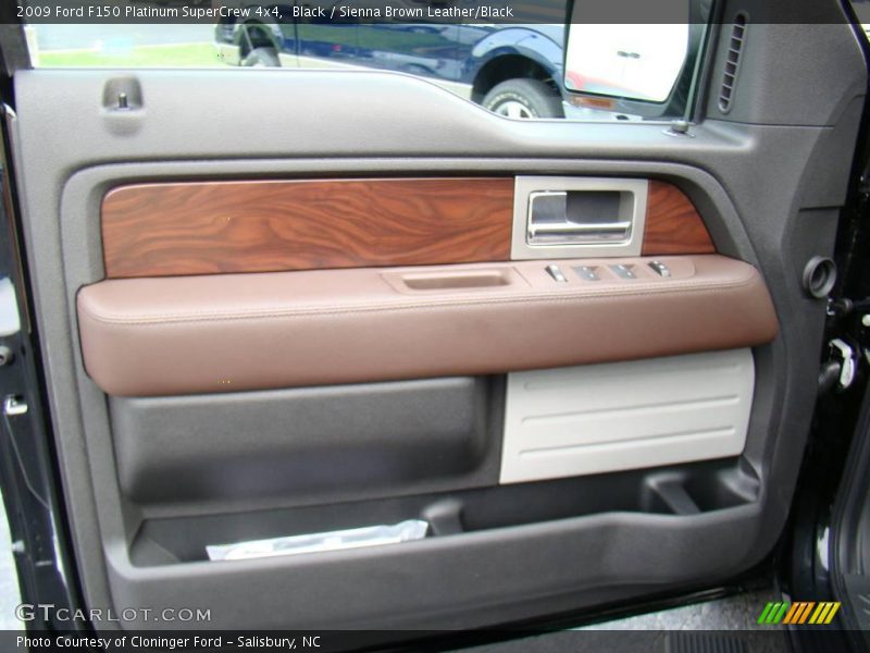 Black / Sienna Brown Leather/Black 2009 Ford F150 Platinum SuperCrew 4x4