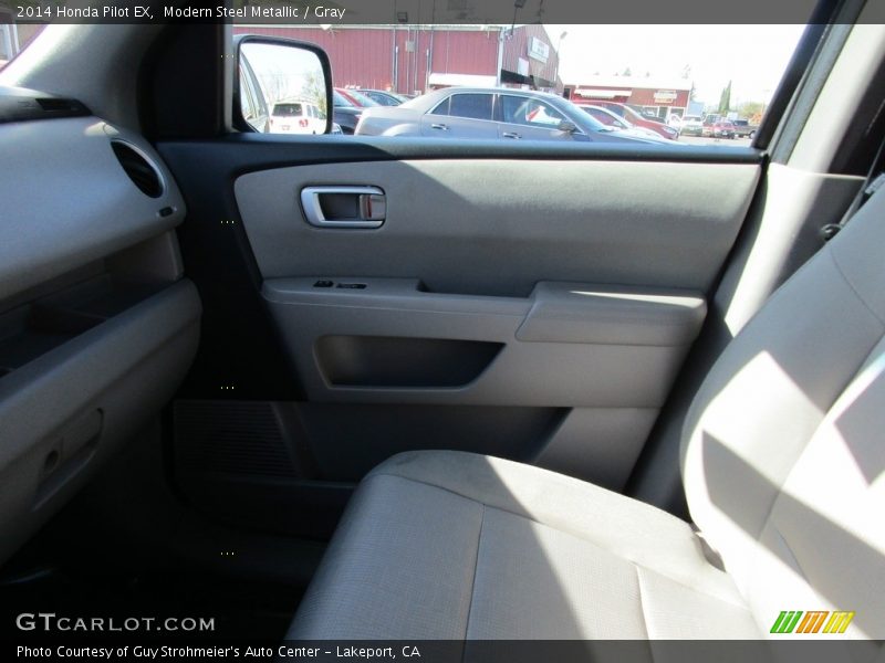 Modern Steel Metallic / Gray 2014 Honda Pilot EX