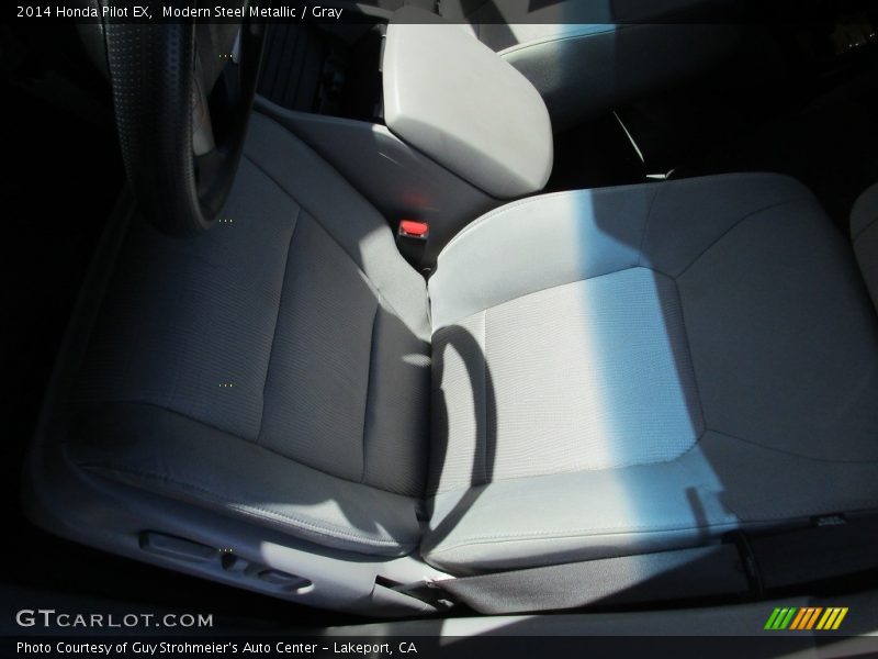 Modern Steel Metallic / Gray 2014 Honda Pilot EX