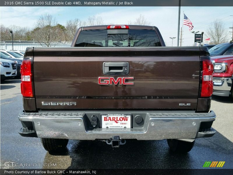 Mahogany Metallic / Jet Black 2016 GMC Sierra 1500 SLE Double Cab 4WD