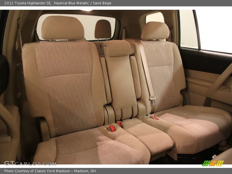 Nautical Blue Metallic / Sand Beige 2012 Toyota Highlander SE