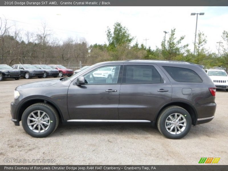 Granite Crystal Metallic / Black 2016 Dodge Durango SXT AWD