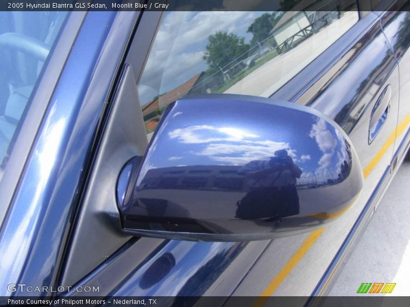 Moonlit Blue / Gray 2005 Hyundai Elantra GLS Sedan
