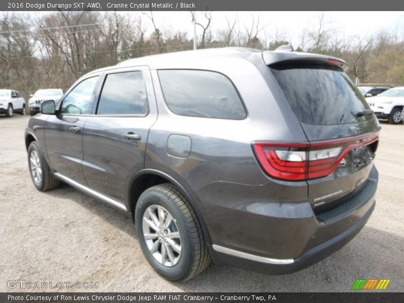Granite Crystal Metallic / Black 2016 Dodge Durango SXT AWD