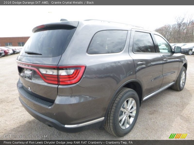 Granite Crystal Metallic / Black 2016 Dodge Durango SXT AWD