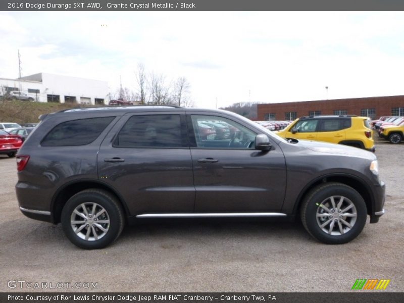 Granite Crystal Metallic / Black 2016 Dodge Durango SXT AWD