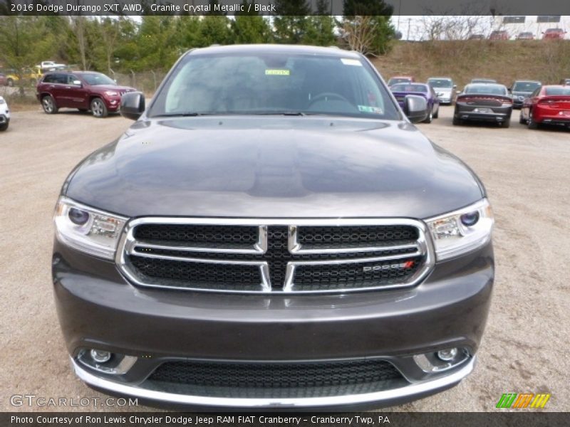 Granite Crystal Metallic / Black 2016 Dodge Durango SXT AWD