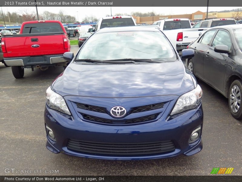 Nautical Blue Metallic / Dark Charcoal 2013 Toyota Corolla S