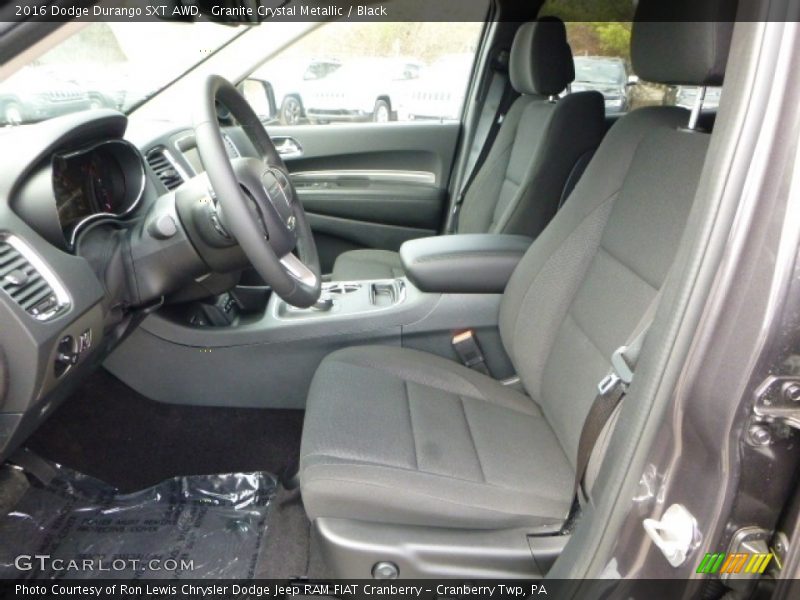 Granite Crystal Metallic / Black 2016 Dodge Durango SXT AWD