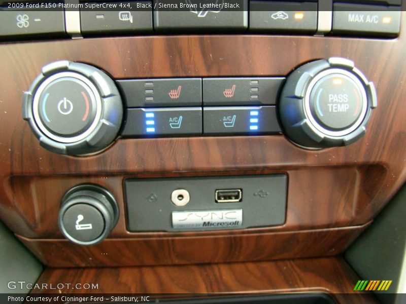 Black / Sienna Brown Leather/Black 2009 Ford F150 Platinum SuperCrew 4x4