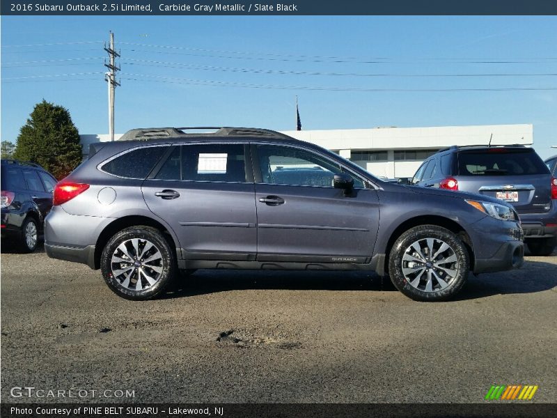 Carbide Gray Metallic / Slate Black 2016 Subaru Outback 2.5i Limited