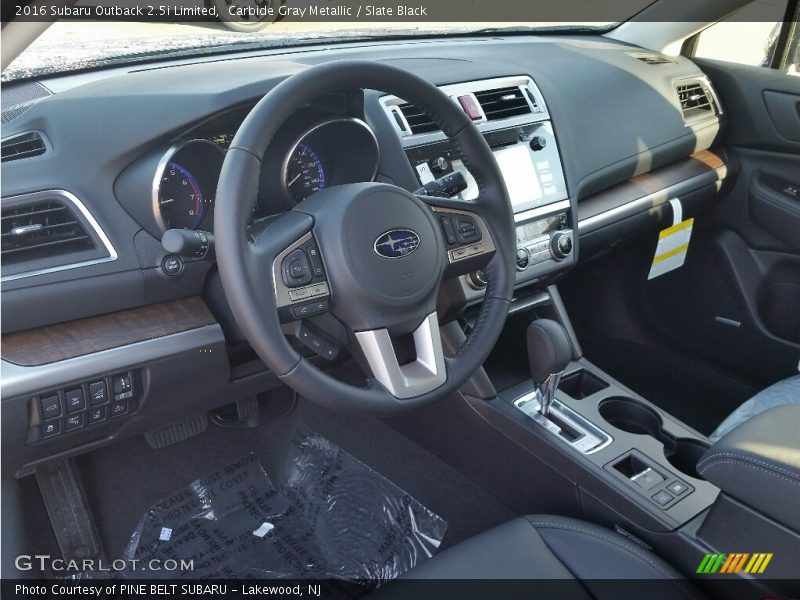 Carbide Gray Metallic / Slate Black 2016 Subaru Outback 2.5i Limited